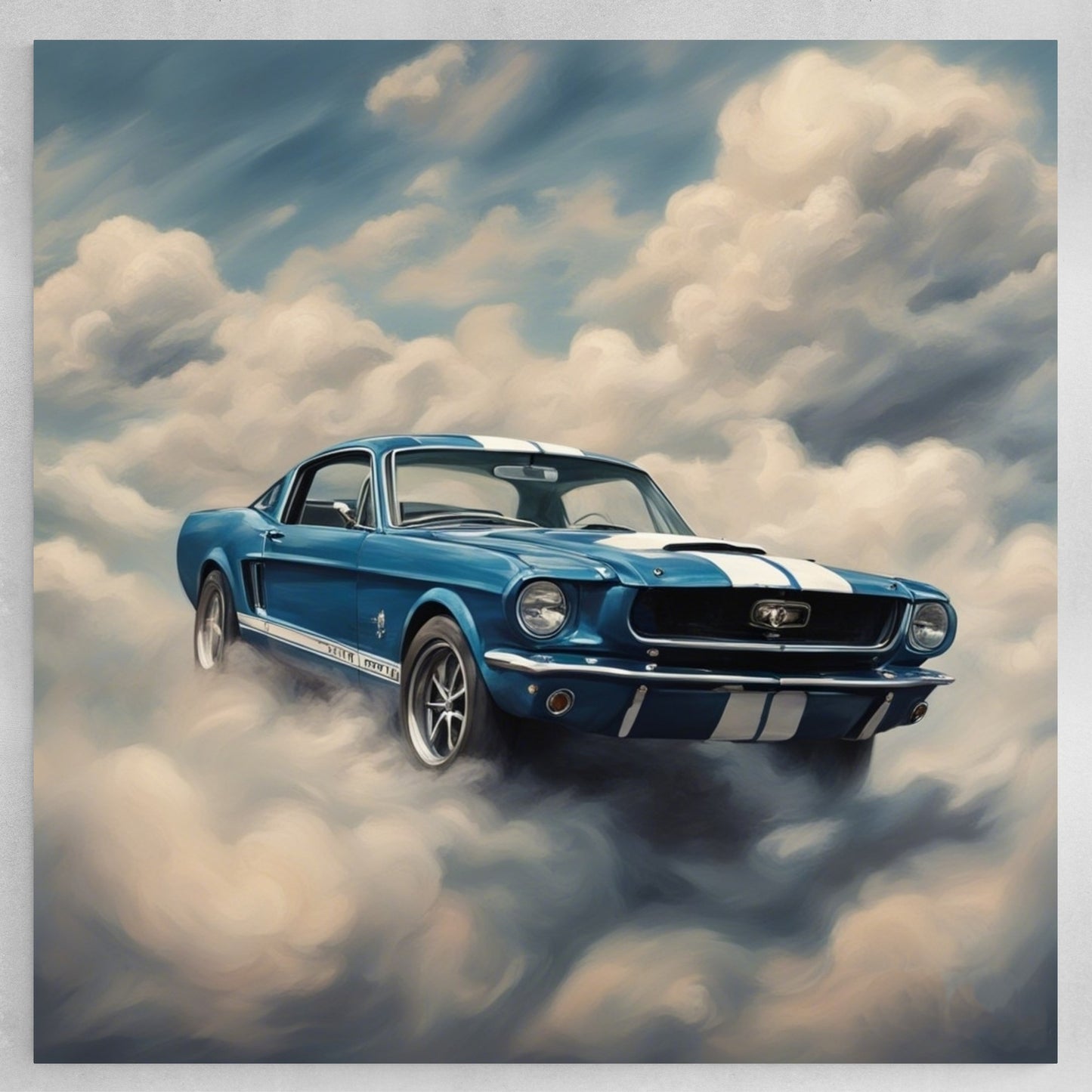 Mustang in the Clouds