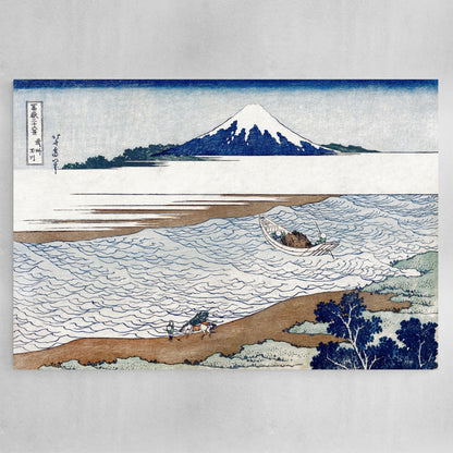 Hokusai's The Jewel River in Musashi Province