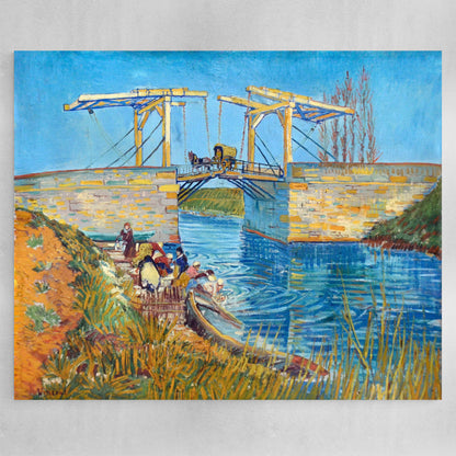 The Langlois Bridge at Arles with Women Washing