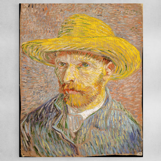 Self-Portrait with a Straw Hat