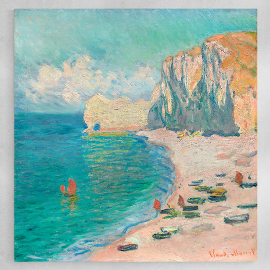 The Beach and the Falaise d'Amont