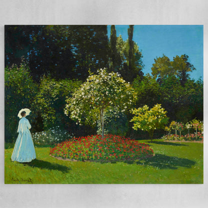 Lady in the garden