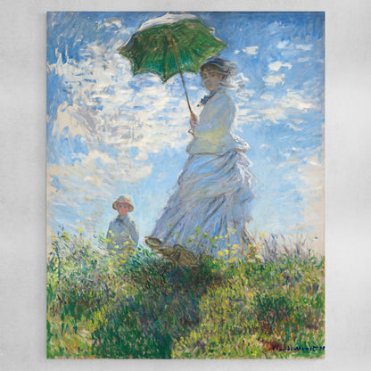 Madame Monet and Her Son, Woman with a Parasol