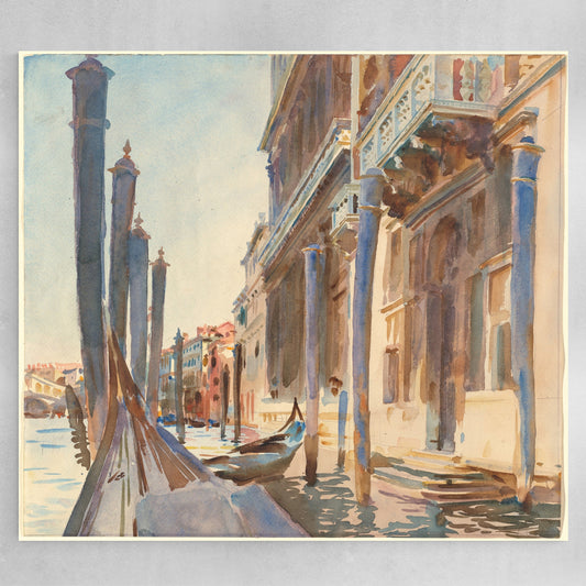 Gondola Moorings on the Grand Canal