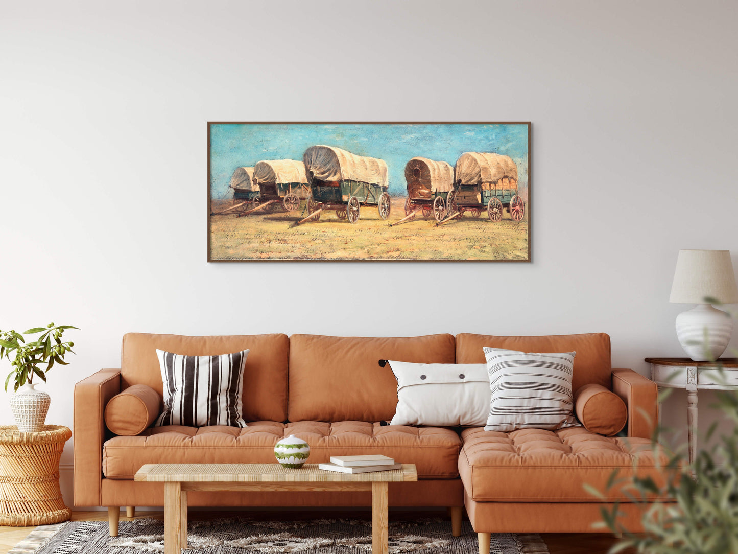 Study of Covered Wagons